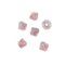 Crystal Lane DIY 2-Strand 7in Opaque Finish Glass Bicone Bead Strands